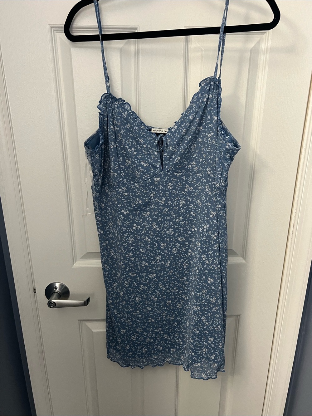AE Blue Floral Slip Dress